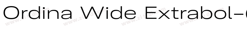 Ordina Wide Extrabol字体转换 Ordina Wide Extrabol字体转换